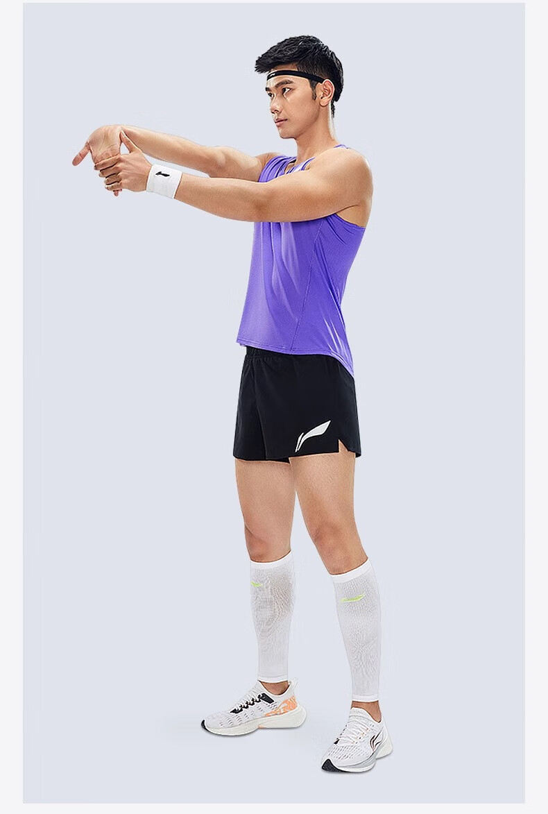 Li-Ning Men's Quick-Dry Sleeveless Sports Tank Top Professional Running Race Shirt New Basketball Fitness Marathon Apparel 4