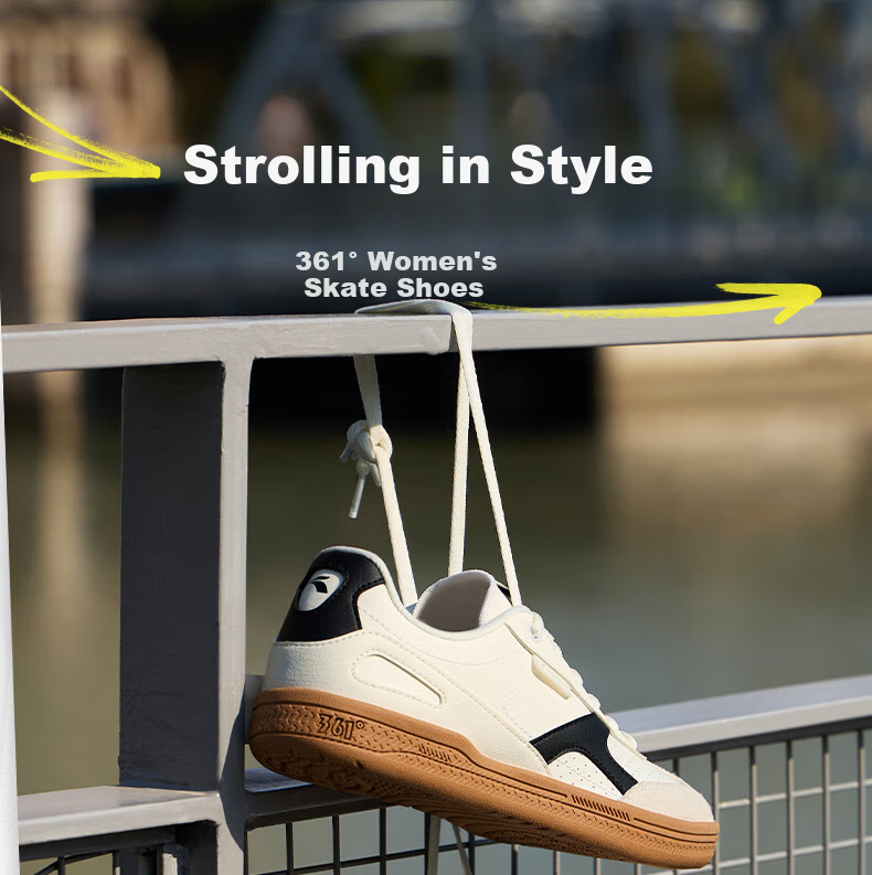 361° Women's Sneakers, Spring And Summer Casual Thin-Soled Training Shoes, T-Toe Shoes, Low-Top Breathable Sports Shoes, 682526613-1 1