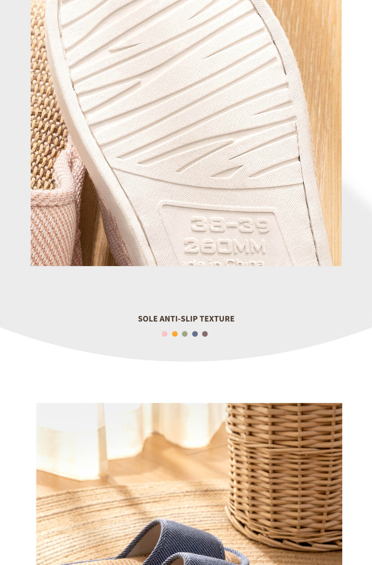 TZLDN Japanese-Style Linen Slippers, 2026 New Couple's Fabric Slippers, Home Non-Slip Men's Cotton Sandals for Indoor Use 10
