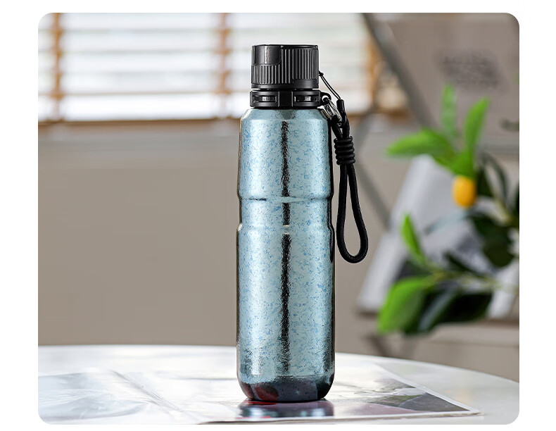 IMOGY German Pure Titanium Insulated Bottle High-Value Large Capacity Office Ice Preservation Cup One-Button Quick Open Cycling Sports Water Bottle 19