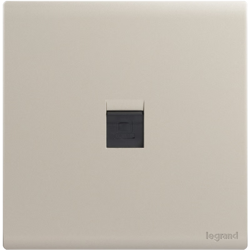 LEGRAND Switch Socket, Jianyue Series Pink Platinum Color, 86-Type Wall-Mounted, Single-Outlet Six-Category Computer Network Socket