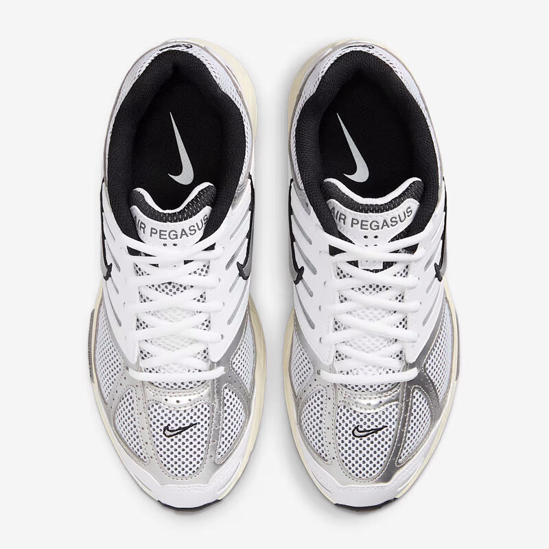 NIKE Women's Casual Shoes, AIR PEGASUS Sneakers, HQ1675-100, Silver White Gray, Size 37.5 3