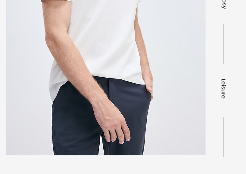 Navigare Italian Small Sailboat Men's Cool-Feeling Elastic Casual Simple Short-Sleeve POLO Shirt 1325525505, Navy Blue, XL 34