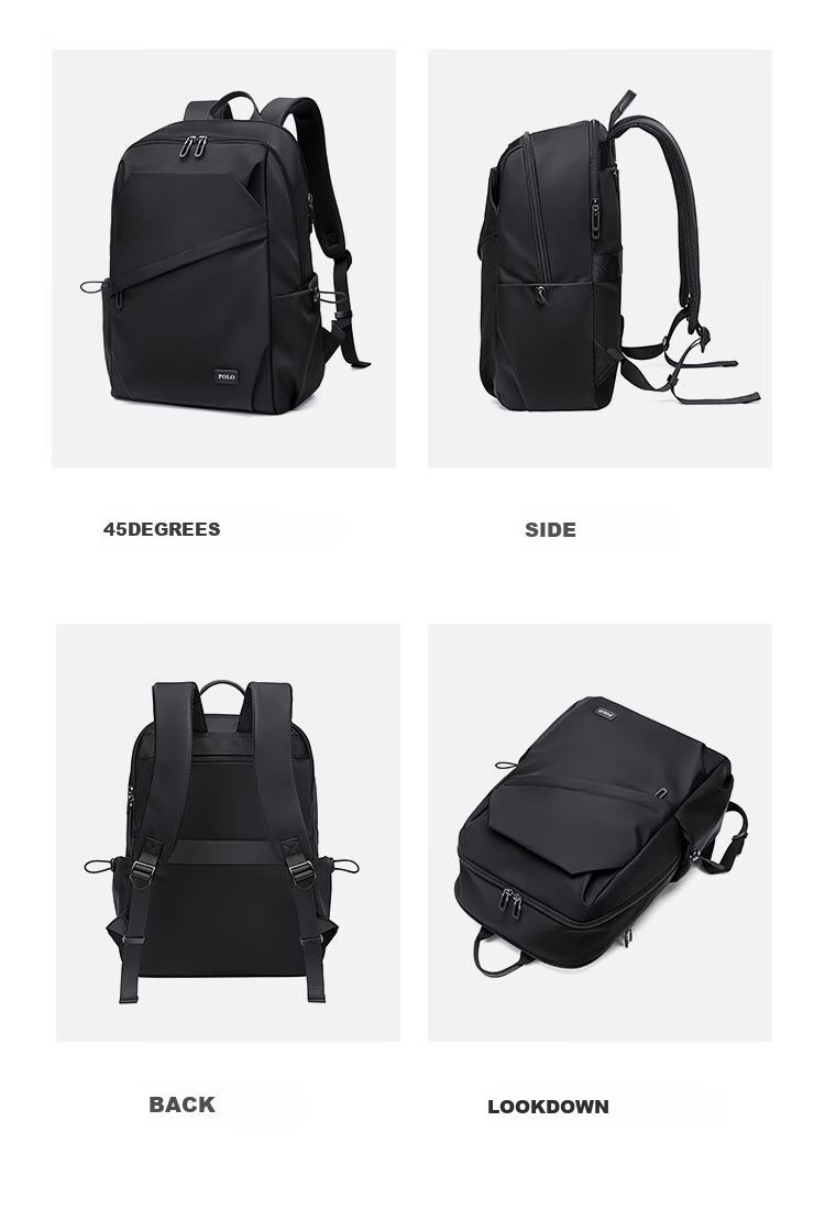 POLO Backpack for Men, Short Trip Travel Backpack, Student Schoolbag, 16/17.3-Inch Laptop Bag, Business Travel Bag 11