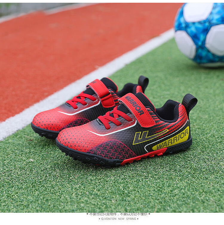 Warrior Children's Soccer Training Shoes for Boys And Girls, Elementary And Middle School Students' Specialized Molded Cleats WZ-B578T Blue Light Blue Size 31 6