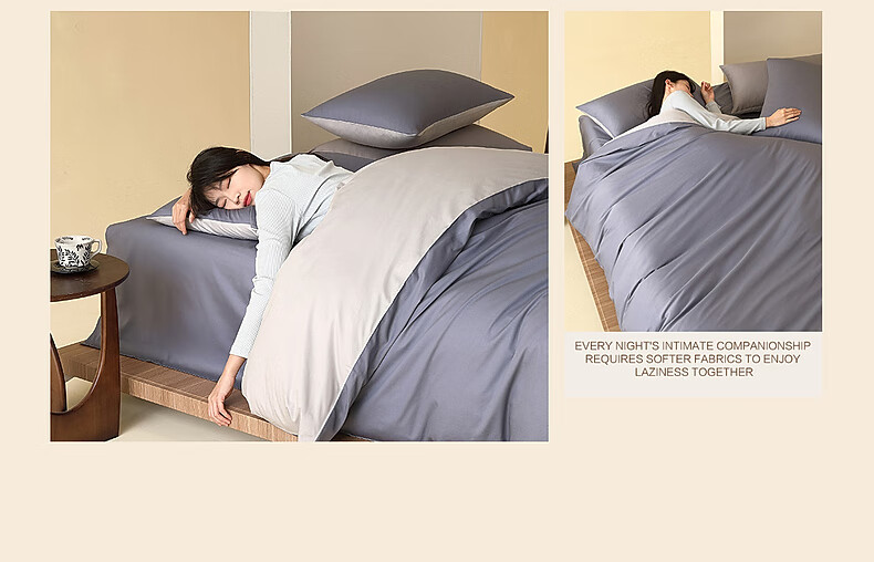 Shuixingjiafang Pillowcase, 100% Pure Cotton, Class A Pillow Cover, Set of Two, for Home And Dormitory Use, 48x74cm, Blue 7