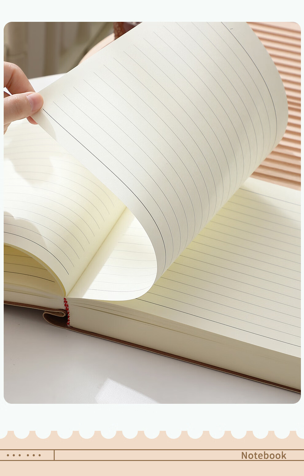 Jiaranheng [Lasts 2 Years] B5 Extra Thick Notebook, High-Quality Soft Cover, 16K Journal, 380 Sheets, 760 Pages, Lined Paper for College Students And Postgraduate Entrance Exams, Customizable Inner Pages 7