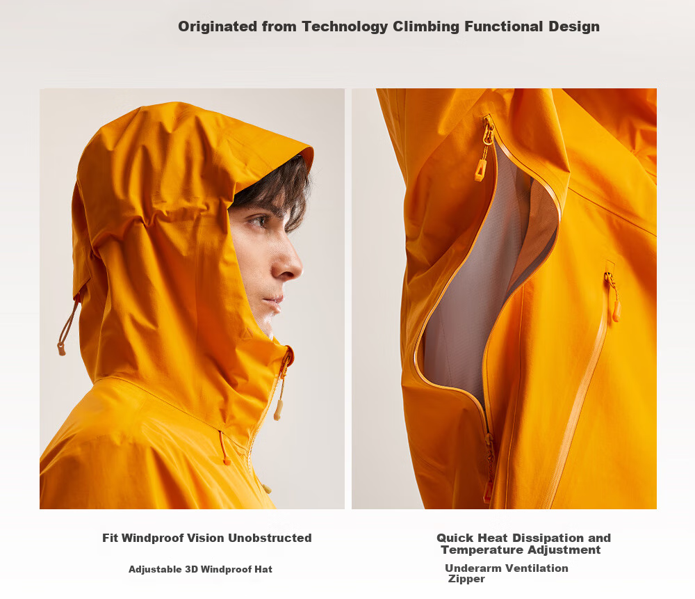 KAILAS [Celebrity Style] Bogda LT Hard Shell Jacket, 3L Waterproof And Windproof Outdoor Mountaineering Coat 11