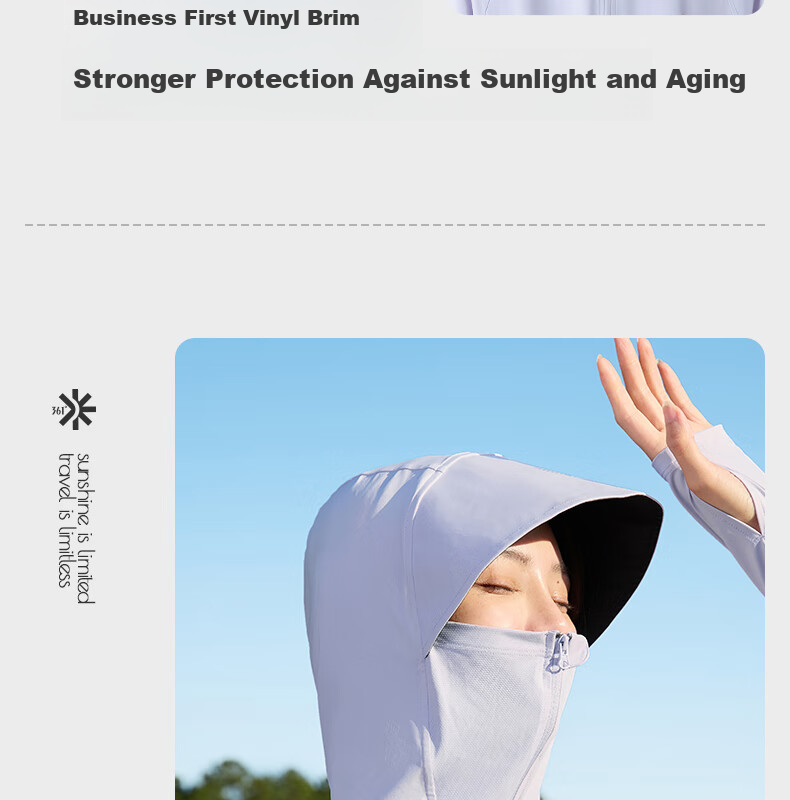 361° Women's Sunscreen Jacket Spring Summer UPF150+ UV Protection Sports Coat Cooling Antibacterial Cape 662624603-4 15