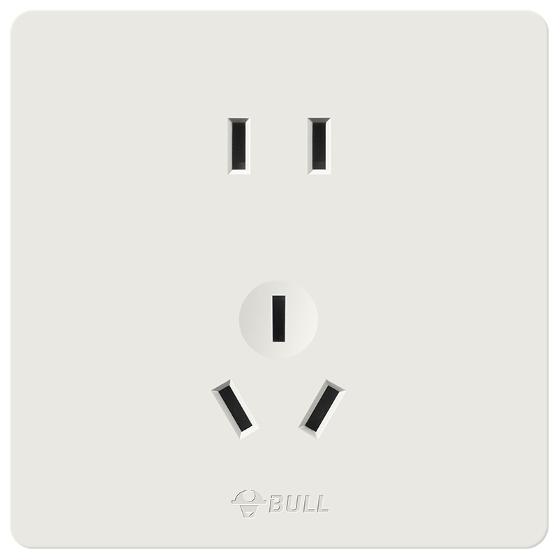 BULL Switch Socket G12 Skin-feel Matte Cream Style 10A Five-hole Socket G12Z223S Velvet Coffee