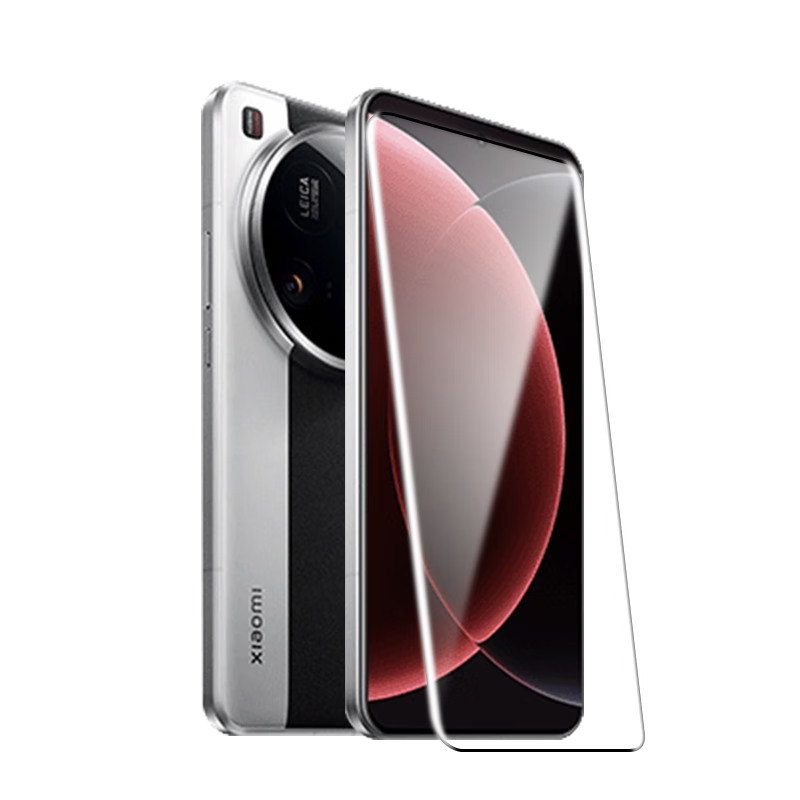 Baozou [2-Pack - Replacement Guaranteed] Tempered Glass Screen Protector for Xiaomi 15 Ultra, Curved Full-Screen HD Anti-Fingerprint Glass Film for Xiaomi 15 Ultra Smartphone