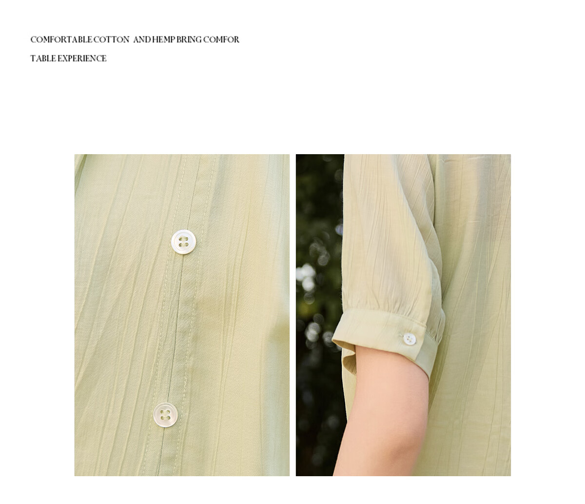 Chushen Summer Women's Short Sleeve Shirt V-Neck Hollow Out Elegant Vacation Style Chiffon Blouse S52X016 14