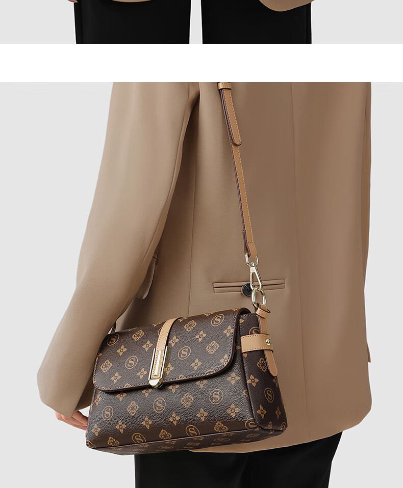 Aiqinghai Handbag, Women's Crossbody Bag, Shoulder Bag, Large Capacity, Light Luxury, Niche Brand, Birthday And Mother's Day Gift, Practical Present for Mom 3