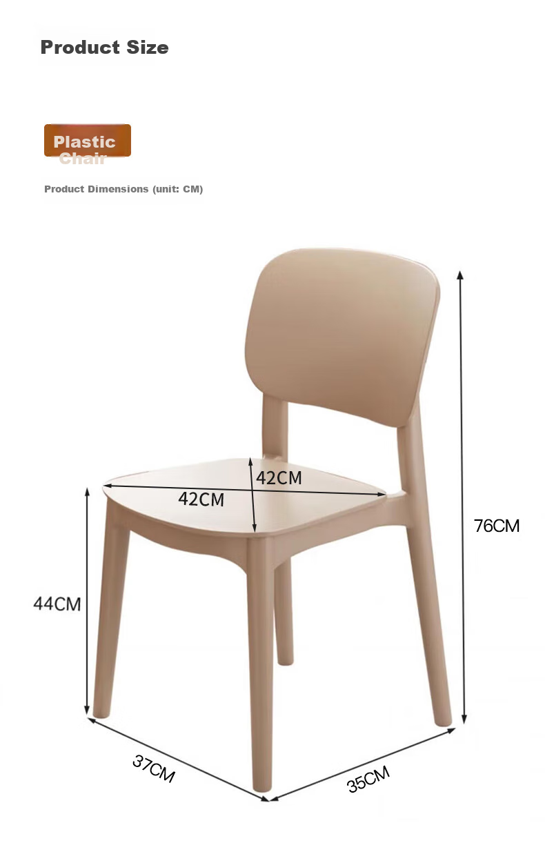 Quanpinwu Dining Chair Stool Plastic Chair Milk White Office Chair Backrest Leisure Chair Desk Chair Study Chair Makeup Chair 13