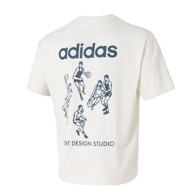 Adidas Unisex Basketball Series ADI BOS PLAYERS Short-Sleeve JX9127, White, Size S 2