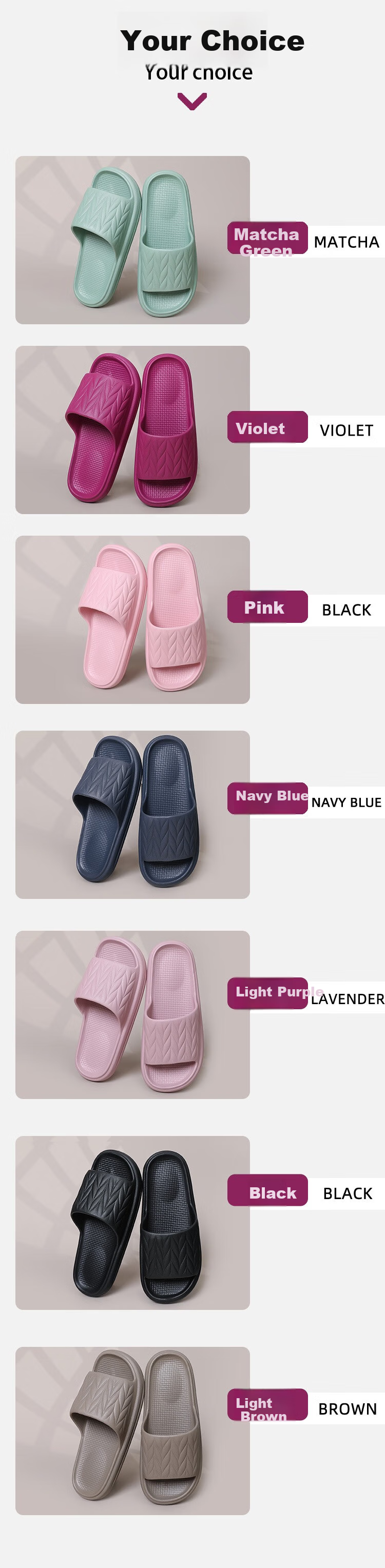 GUOLUOFEI Eva Slippers for Men, Summer Indoor Home Non-Slip Bathroom Shower Squishy Feeling Sandals, Black, Size 42-43 11