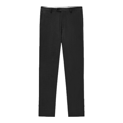 JD Original Men's Dress Pants, Casual Business High-Quality Straight-Leg Quick-Dry Formal Trousers, New Spring And Autumn Style, Black, Size 34