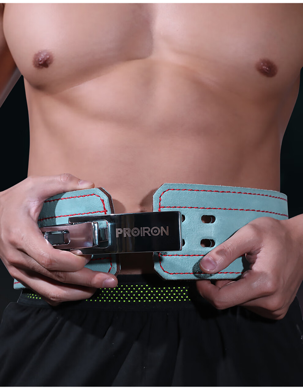 PROIRON Professional Power Weightlifting Belt Quick-Release Lever 4-Layer Leather XL Size 10