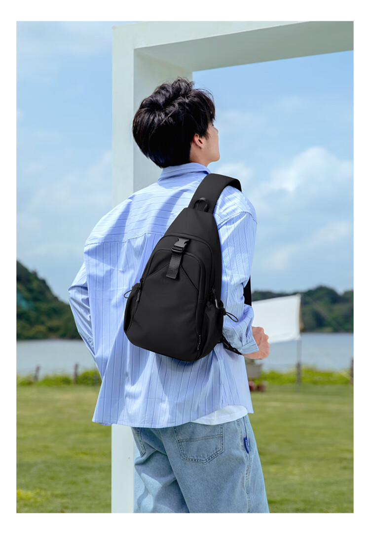 GOLF Chest Bag, Unisex Crossbody Bag, Casual Shoulder Bag for Men And Women, Phone And IPad Pouch, Outdoor Cycling Sports Small Backpack 4