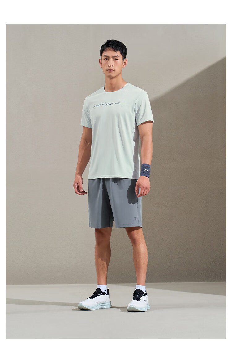 Xtep Woven Sports Shorts Outdoor Fitness Running Summer Student Training 17
