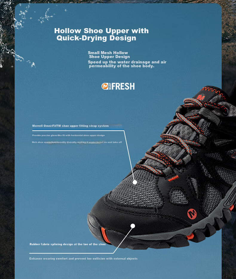 Merrell ALLOUTBLAZE Men's Classic Outdoor Hiking Shoes: Lightweight, Breathable, Durable, Non-Slip Casual Footwear 4