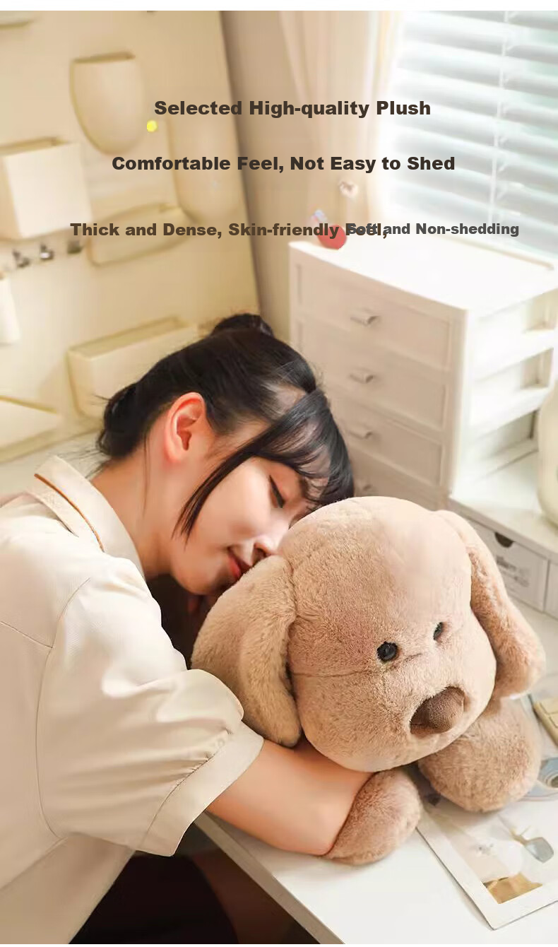 Beishangxing Plush Toy Hugging Dog Doll Stuffed Animal Puppy Sleeping Pillow Doll Gift for Boys And Girls, Birthday Present for Girls 3