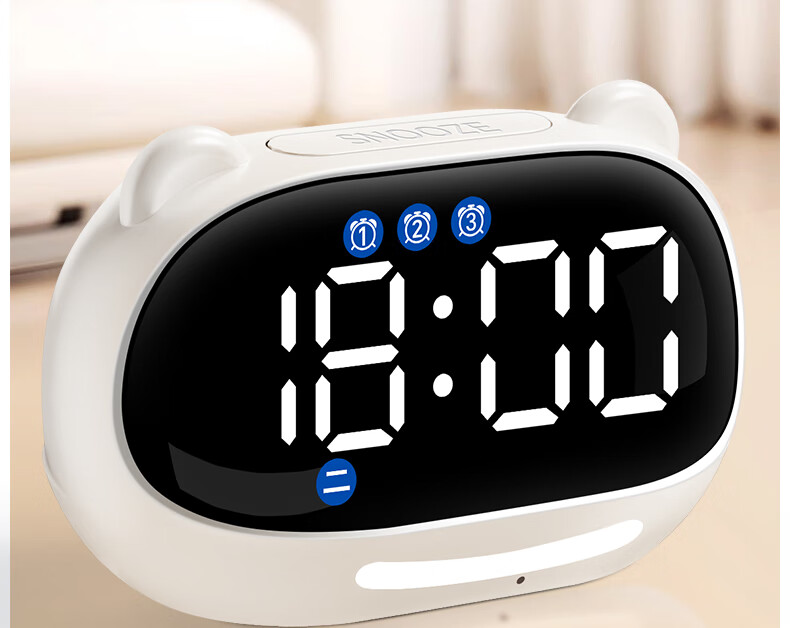QITE Smart Voice Alarm Clock, 2026 New Model for Students, Wake-Up Device, Electronic Clock, Powerful Alarm for Children, Time Management Tool, Timer, Digital Clock, Birthday Gift 2