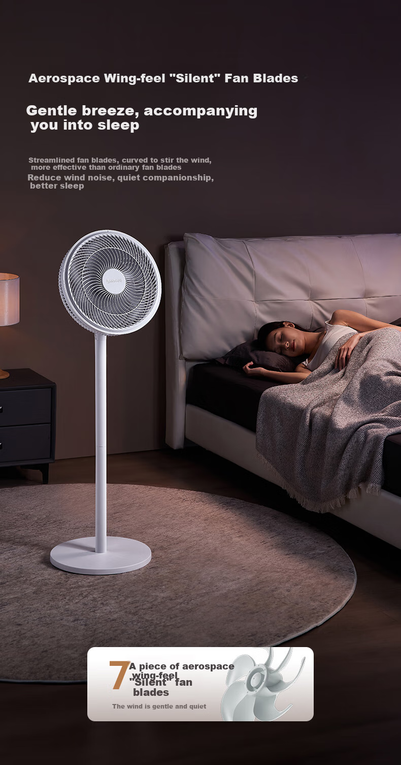 AIRMATE [Smart Remote Control] Seven-Blade Home High Airflow Floor Fan, Electric Fan, Desktop Air Circulator, Small Fan, 6-Speed Storm Timer Fan, High-Definition Screen Display FS30-R99 13