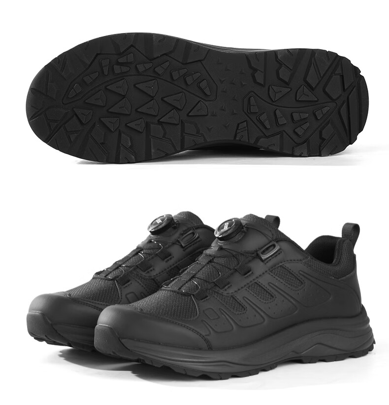 3515 Men's New Comfortable Breathable Non-Slip Wear-Resistant Mesh Outdoor Running Shoes Hiking Shoes, Black, Size 40 11