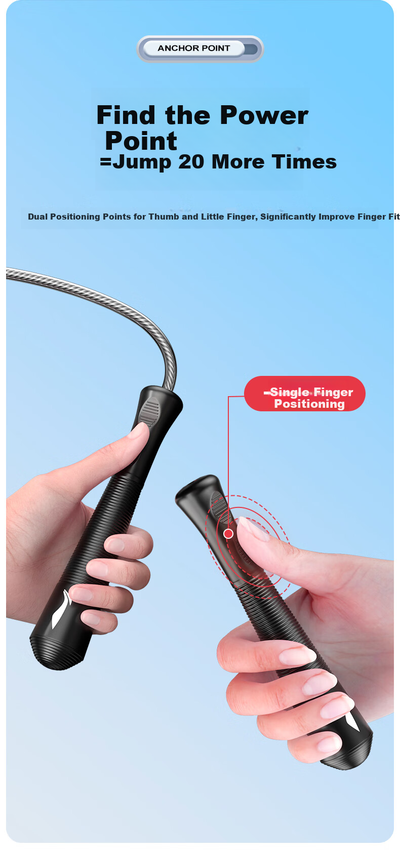 Li-Ning Speed Jump Rope, Steel Wire Professional Competition And Exam-Specific, for Children, Primary And Secondary School Students, Sports Ultra-Light Rope, 4mm 7
