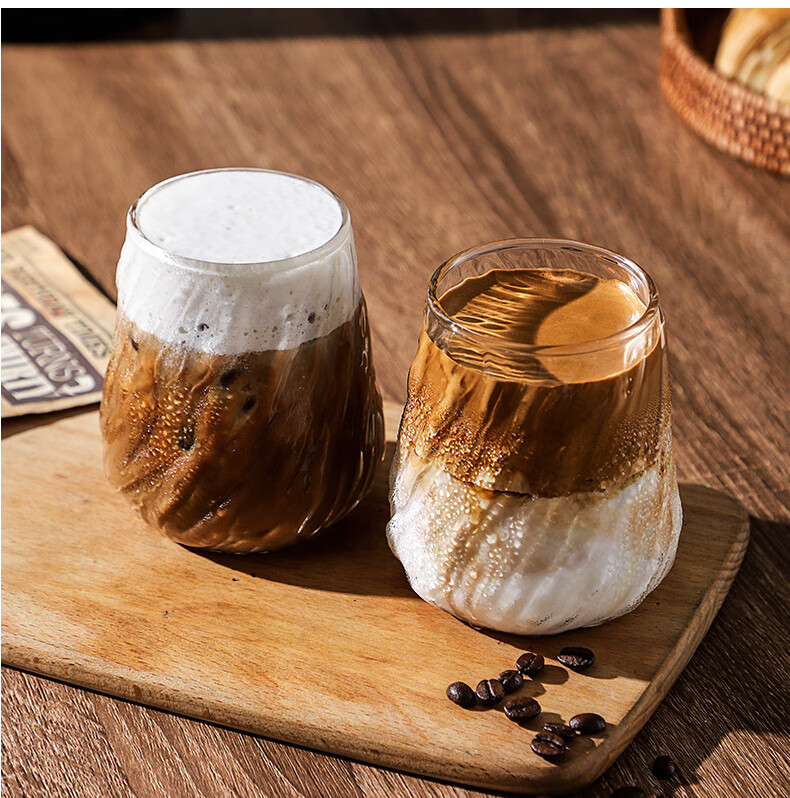 Bincoo Premium Vintage American Style Dirty Glass Coffee Cup for Afternoon Tea Espresso Latte 9