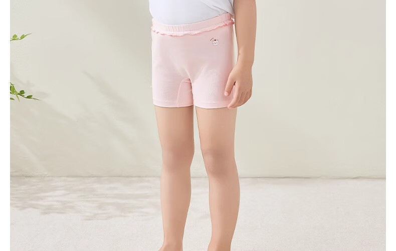 Niduoxiong Girls' Safety Shorts, Anti-Exposure Summer Children's Underwear, Baby Protective Boxer Briefs, Girls' Underpants 34