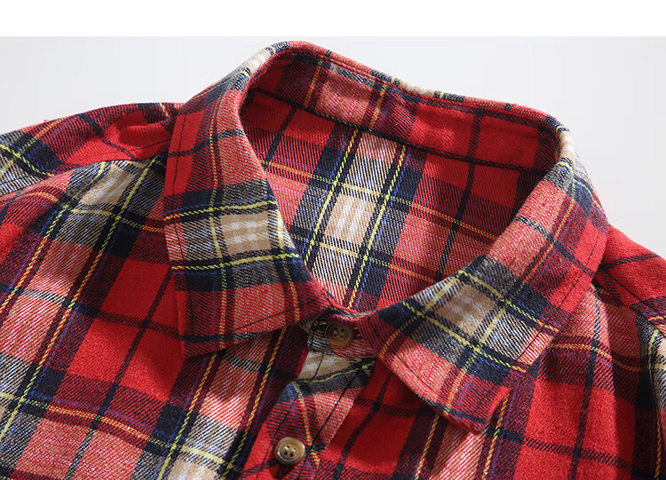 CLOR American Retro Lapel Plaid Shirt for Men, Spring And Summer Style, Loose Casual Trendy Short Sleeve CLCX05 Green 4XL 13