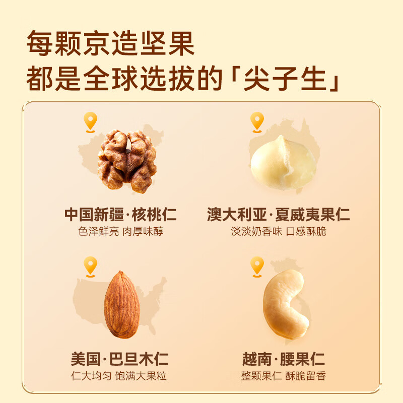 京东京造鲜来多 天天好坚果750g（30小袋）9款每日坚果果干坚果礼盒送礼
