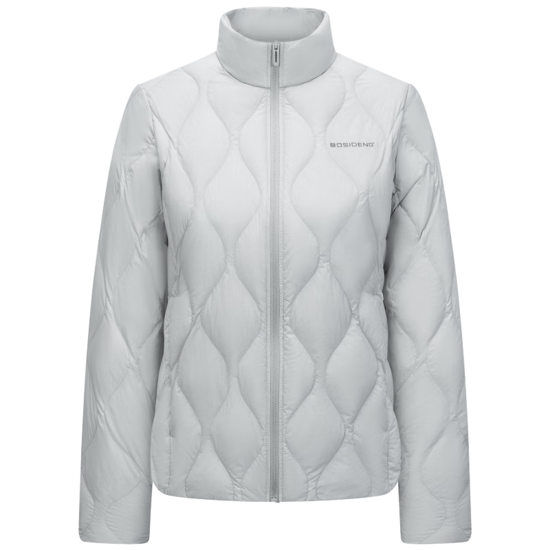 BOSIDENG 25-Year Goose Down Jacket Women's Autumn Winter Lightweight Stand Collar Slim Short Casual All-Match Comfortable Coat