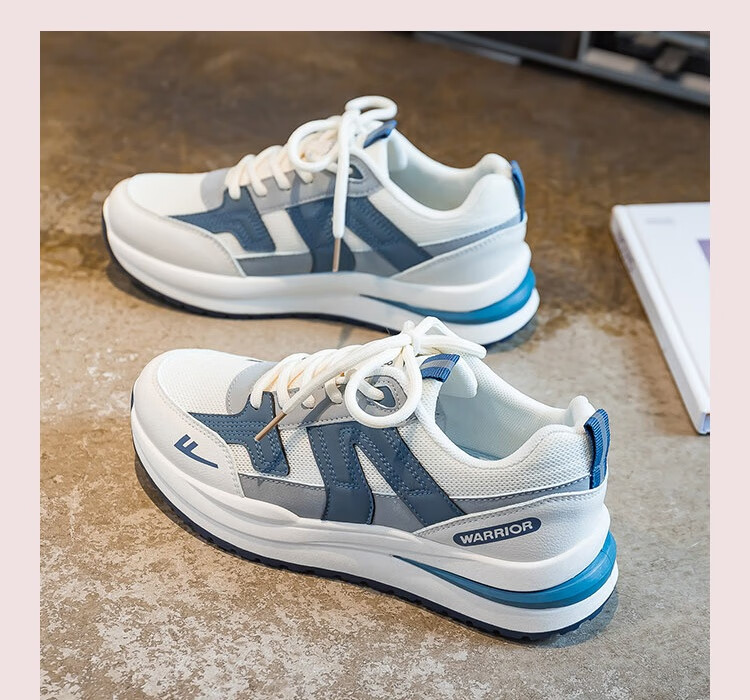Warrior Official Women's Sports Shoes 2026 Spring New Trendy Shoes for Women Pink Beige Size 38 25