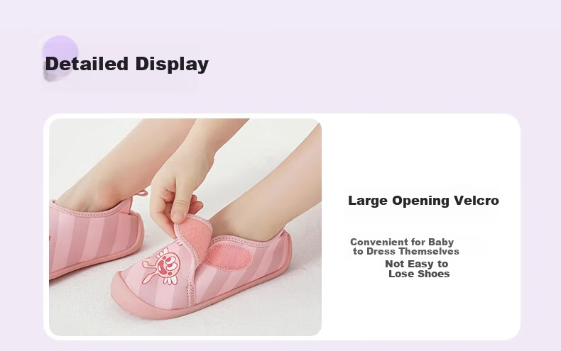 DECATHLON Children's Indoor Shoes, Baby Shoes with Soft Soles, Comfortable Non-Slip, Breathable Toddler Walking Shoes for Boys And Girls - 4737435 7
