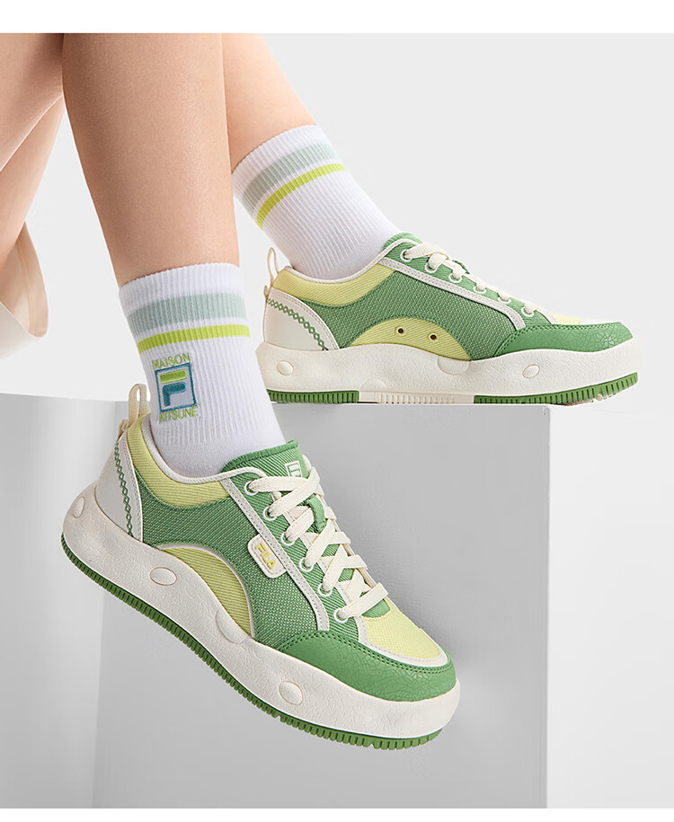 FILAFILA Official Women's COOKIES Retro Canvas Shoes Fashion Casual Sneakers 38