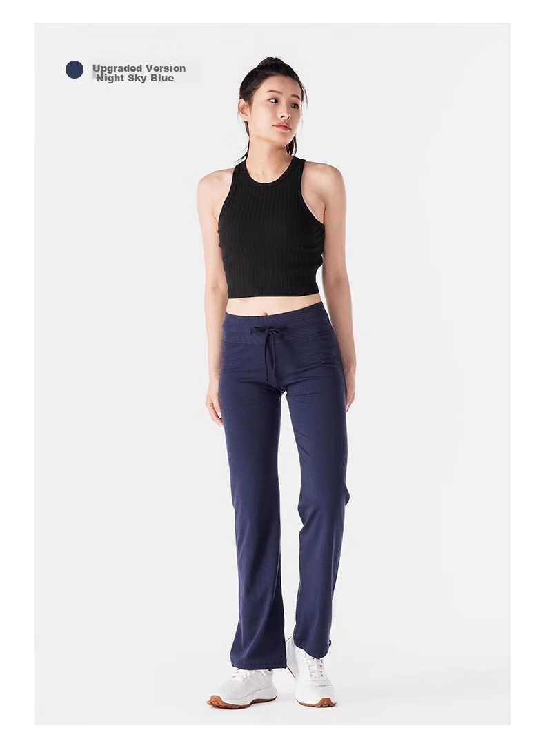 DECATHLON Quick-Dry Straight-Leg Sports Pants, Yoga Casual Loose Cotton-Feel Comfortable Running Fitness Women's -4282907 23