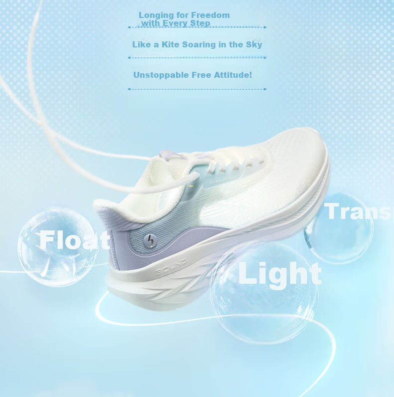 361° Women's Running Shoes Feiyu 3 Spring And Summer Breathable Outdoor Thick-Soled Casual Commuter Running Shoes for Women 682512219-1 3