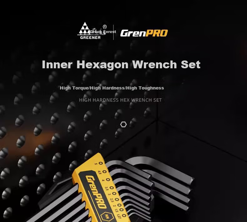 GREENER Hex Key Set, Universal Extended Star-Shaped Automatic Combination Set, Hexagonal Screwdriver for Home Use, Hexagonal Screwdriver 2