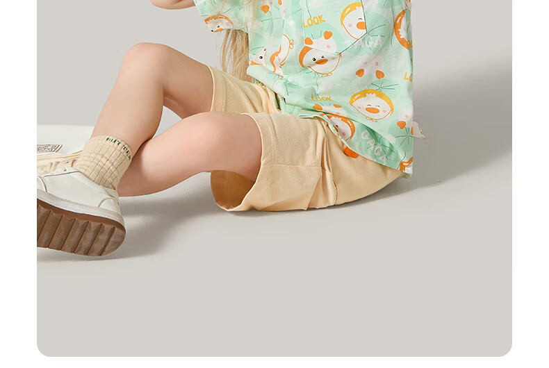 Huanxixiaoxiong Baby Short-Sleeve Set, Boys' Summer Half-Sleeve Clothes, Infant Summer Shirt, 2025 New Trendy Boys' Outfit 16