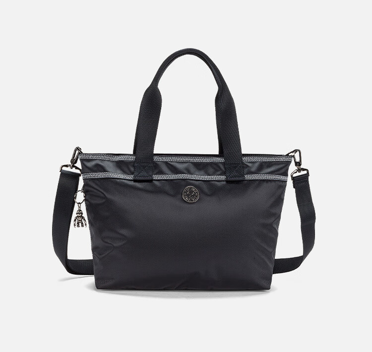 Kipling Colissa S Dark Night Black Crossbody Tote Commuter Laptop Bag Birthday Gift 6