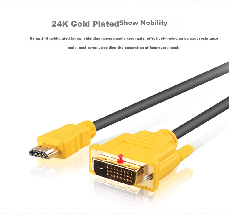EKL HDMI to DVI Cable, 1.5 Meters, Digital High Bidirectional Conversion Cable, DVI to HDMI Adapter Cable, Laptop Monitor Connection Cable 8
