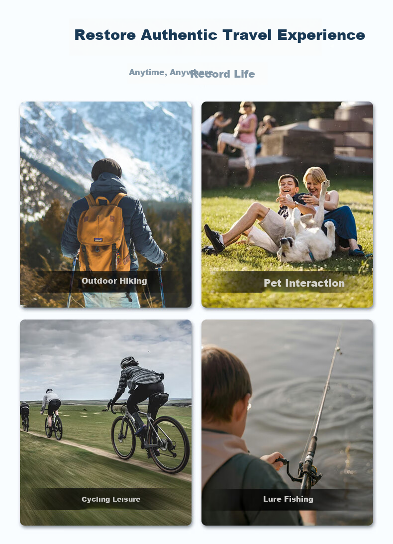 BIAZE Neck Strap Mount Compatible with DJI Action 6/5pro/4/nano, GoPro 13/12 Accessories, Outdoor Cycling Vlog Shooting, Insta360 Ace Pro 2 Action Camera 9