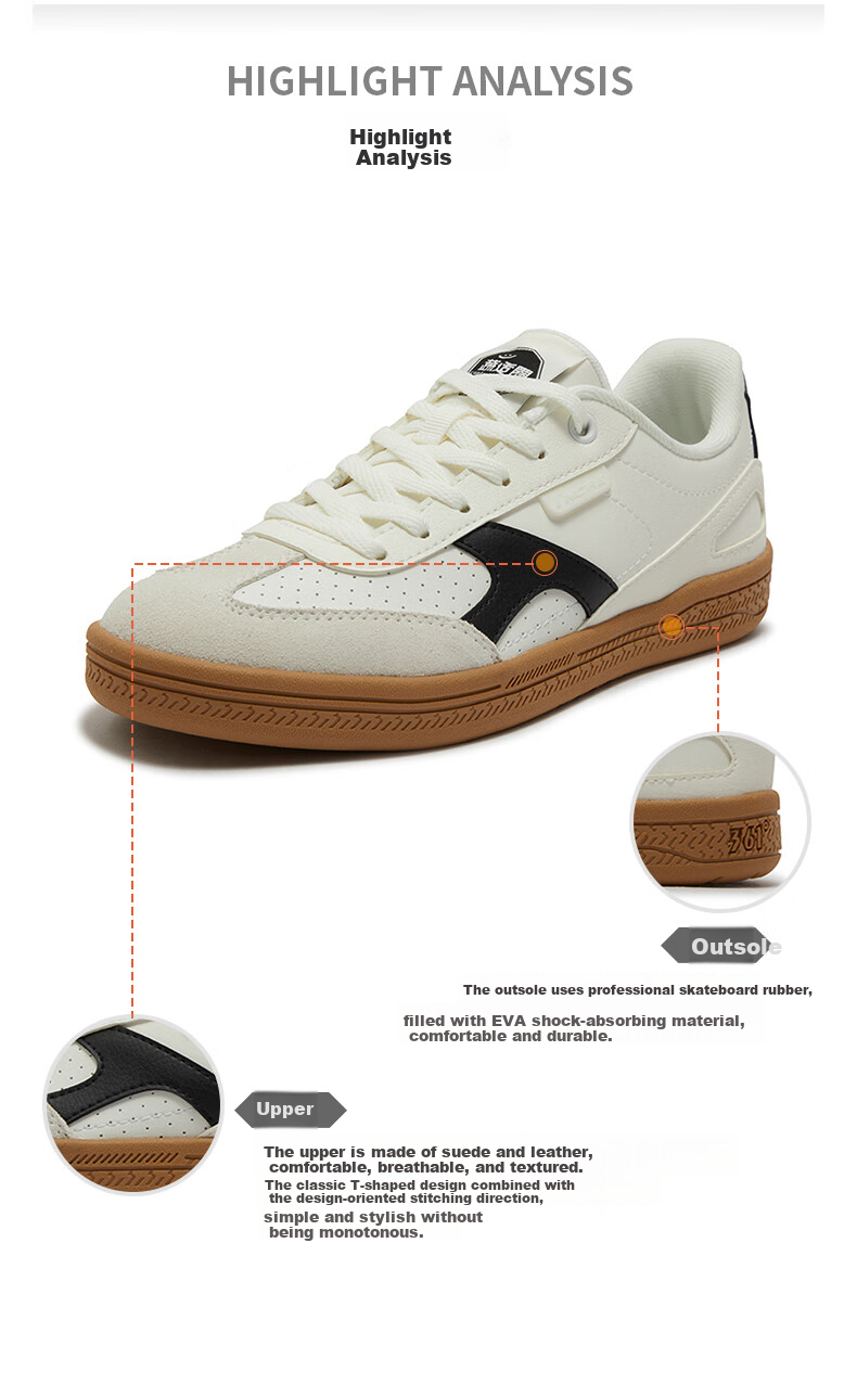 361° Women's Sneakers, Spring And Summer Casual Thin-Soled Training Shoes, T-Toe Shoes, Low-Top Breathable Sports Shoes, 682526613-1 17