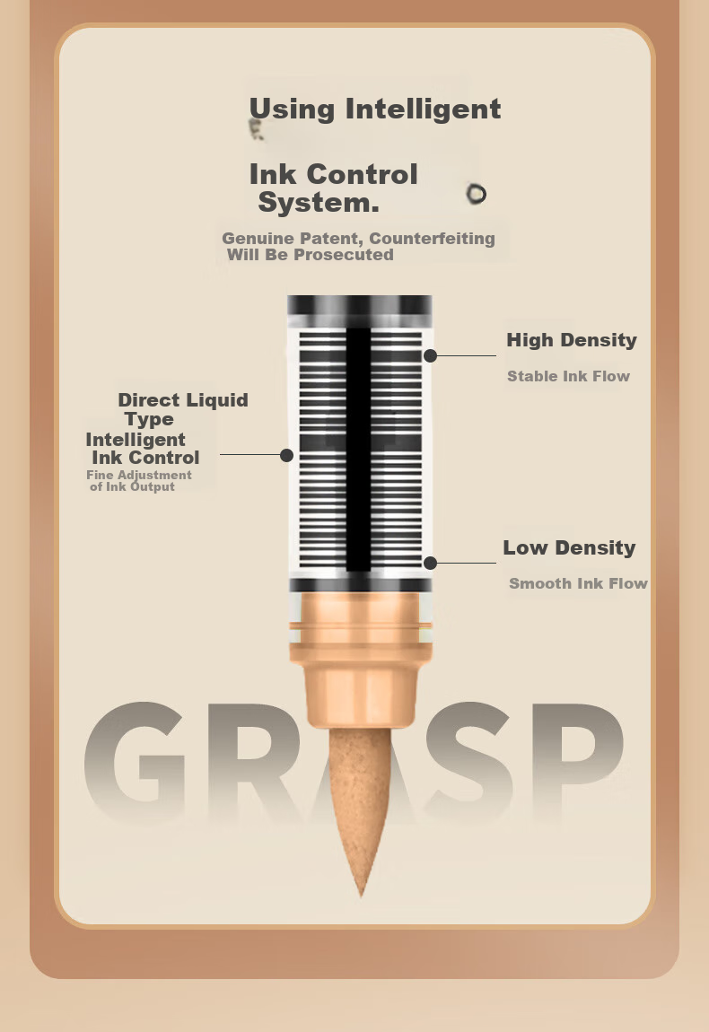 GRASP Direct Liquid Acrylic Markers, 36 Colors, Soft Tip, Skin-Friendly, Washable, Stackable Colors, Large Capacity Ink Control, Watercolor Pens, Instant Camera Paper, Graffiti 3