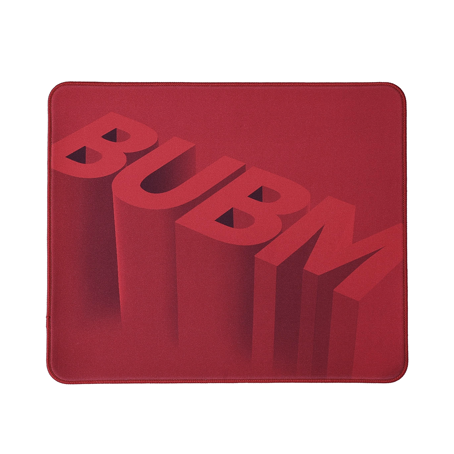 Biyoumei Gaming Mouse Pad Smooth Surface FPS Thickened Cloth-like Mouse Pad Red Letter 490*420*5mm