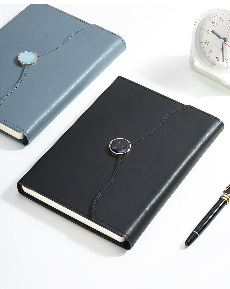 DiLe A5 Magnetic Clasp Notebook, Planner, Work Efficiency Manual, Journal, Diary, 140 Pages/book, 25-80 Gree 3