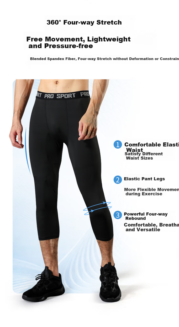 FANDIMU Men's Sports Pants, Breathable Quick-Dry Running Marathon Fitness Soccer Basketball Shorts Long Pants Summer Miracle Pants 1